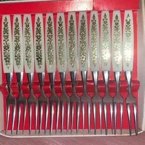 Little Fork Vintage Stainless Steel 12 Piece Set